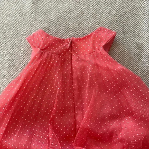 Bonnie Jean size 2T girls dress polka dot pleated ruffled hemline - Picture 5 of 6